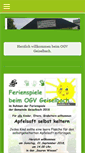 Mobile Screenshot of ogv-geiselbach.de